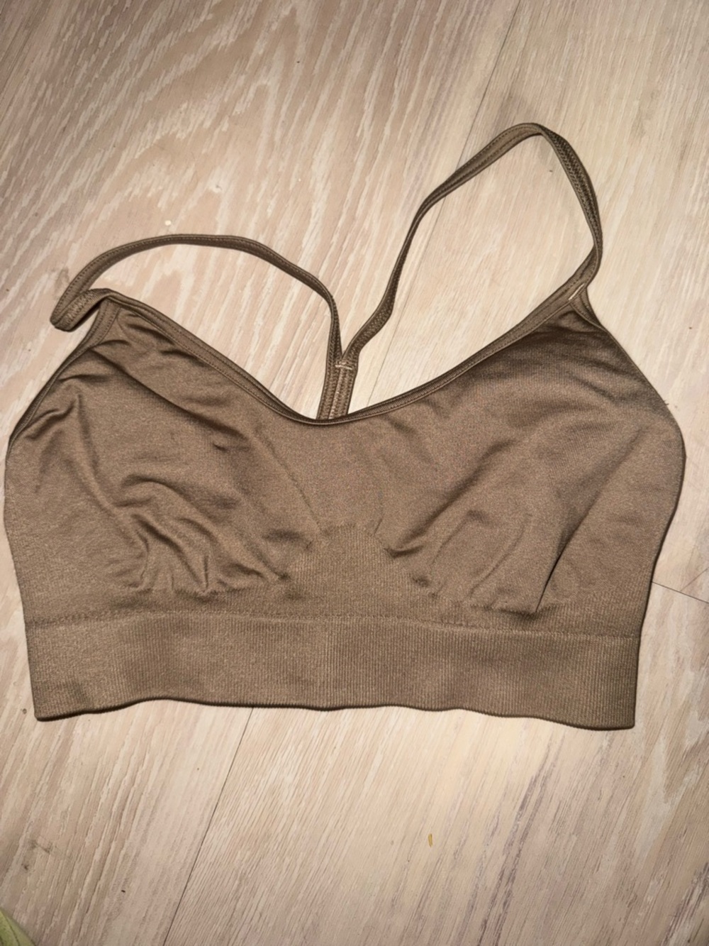 Gymshark Brown Seamless Light Support Sports Bra